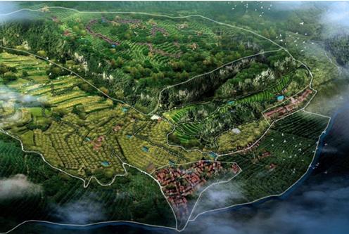 達州市宣漢縣馬渡鄉(xiāng)蠟梅小鎮(zhèn)總體概念規(guī)劃