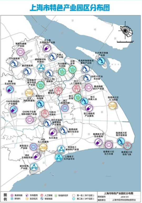 上海市40個(gè)特色產(chǎn)業(yè)園區(qū)名單及分部