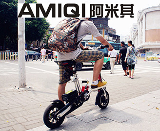 節(jié)能環(huán)保的'阿米其折疊電動(dòng)車'
