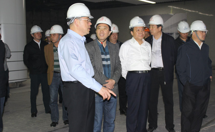 阮成發萬勇調研武漢地鐵機場線等軌道交通規劃建設工作