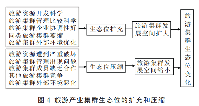 旅游產業集群生態位變遷方向