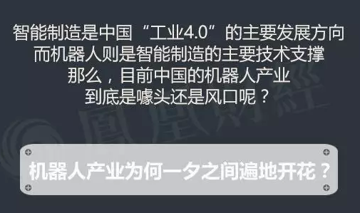 目前中國的機器人產業到底是噱口還是風口呢？