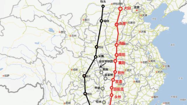 中國投資4200億建設縱向貫穿南北7個省份的一條高鐵大動脈