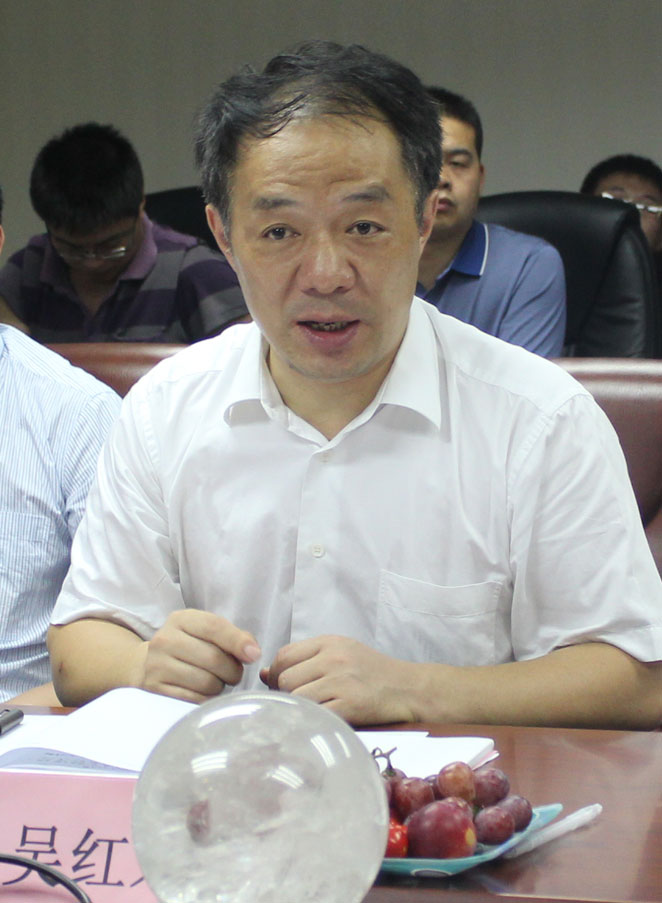 鹽城灌東經濟開發投資有限公司董事長吳紅才發言