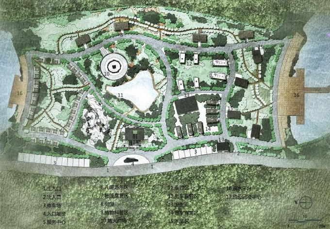 黃陵國家森林公園自駕游露營地總體布局設計 黃陵國家森林公園自駕游露營地總體布局設計