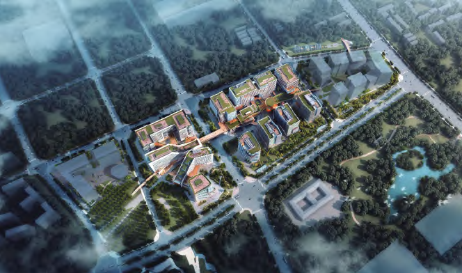 北京中關村東升科技園二期科研設計項目鳥瞰圖 北京中關村東升科技園二期科研設計項目鳥瞰圖