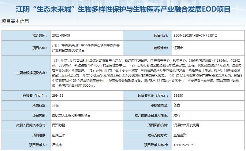 8大EOD項(xiàng)目總投資超140億元 項(xiàng)目資本金超28億元 8大EOD項(xiàng)目總投資超140億元 項(xiàng)目資本金超28億元