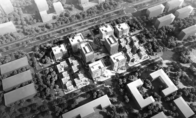 中關村集成電路設計園項目云谷規劃軸線圖 中關村集成電路設計園項目云谷規劃軸線圖