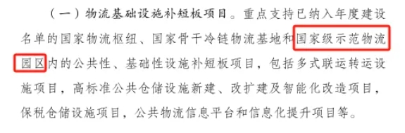 “城郊大倉基地項目”納入中央預算內投資專項資金補助范圍
