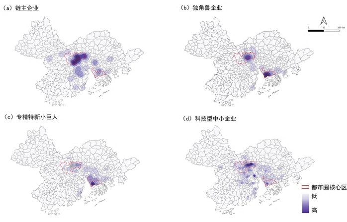企業(yè)核密度分析圖 企業(yè)核密度分析圖